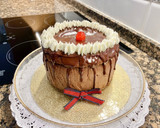 Foto del paso 13 de la receta: Tarta de queso con chocolate “sin gluten”