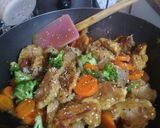 Foto del paso 5 de la receta: Pollo agridulce en salsa de naranja 🍊