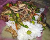 Foto langkah ke 2 dari resep Cumi asin cabe ijo pete.