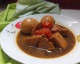 Foto langkah ke 5 dari resep Tahu Telur Masak Semur Betawi.
