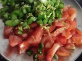 Veggie fruit tikki chat