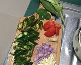 Foto langkah ke 1 dari resep Tumis cumi cabe ijo.