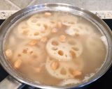 Hình bước làm 1 của món Canh Củ Sen Táo Đỏ
