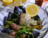 Foto del paso 5 de la receta: Cocimiento de Mariscos 🦪🦑