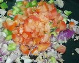A picture of step 3 of Loaded Cheesy nachos.
