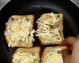 A picture of step 7 of Supreme Cheesy Garlic Bread- Pizza Hut Style.