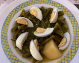 A picture of step 5 of Green Bean Boil with Hard-Boiled Eggs and Potatoes.