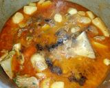 A picture of step 3 of Beaf Alu Arvi Ka Salan.