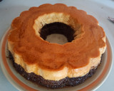 Foto del paso 14 de la receta: Chocoflan🍫 con fresa 🍓(pastel imposible)