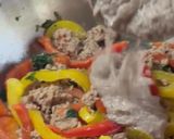 Foto del paso 5 de la receta: Atún suave y jugoso en crema de champiñones