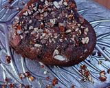 A picture of step 8 of Dark chochlate heart brownie.