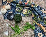 A picture of step 3 of Mint coriander 🌿 paste.