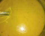 A picture of step 2 of Punjabi kadi pakode.