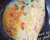 A picture of step 4 of Omelette Egg Roll.