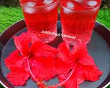 A picture of step 3 of Hibiscus Honey Lemon Tea.