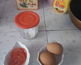 "Pizza" egg recipe step 1 photo