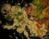 A picture of step 6 of Broccoli fried rice.