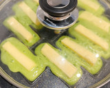 Foto langkah ke 9 dari resep Kue Pukis Pandan Keju Empuk Menul.