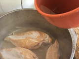 Pechugas a la provenzal con nueces