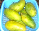 A picture of step 1 of Instant Mango pickle.