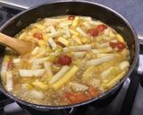 Une image de l'étape 16 de Soupe de navets, carottes, poireau et tomates aux épices tajine.