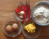 Foto langkah ke 1 dari resep Kue Kerang Bawang Pedas.