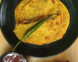 A picture of step 4 of Rajma kachori.