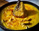 মাছের মাথা দিয়ে মুগের ডাল(macher matha diye mooger dal recipe in Bengali) রেসিপির ধাপ 6 ছবি