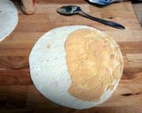 A picture of step 1 of Chicken Quesadillas with Corn Salsa.