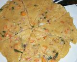 A picture of step 4 of Pizza omelette.