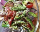 Lecsós 🐟🎏🐟hal-filé🌶️🍅🫑🧅🧄🥗 recept fázis 3 fotója