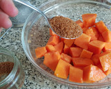 Foto del paso 4 de la receta: Ensalada de Papaya y Cerezas al limón y menta #recetas saludables para diabetes