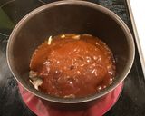 A picture of step 5 of Fluffy and Creamy Omurice with Demi-Glace Sauce.