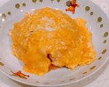 A picture of step 21 of Fluffy and Creamy Omurice with Demi-Glace Sauce.