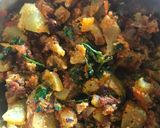 A picture of step 3 of Bottle guard curry.