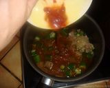 A picture of step 9 of Persian Okra stew with beef.