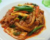 Hình bước làm 7 của món Vịt xào cay 오리불고기