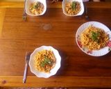 صورة لخطوة 6 من وصفة سباڨيتي بصلصة حمراء بنينة😋🍽🍴🍴