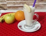 عکس مرحله 5 از دستور اسموتی شیر موز سیب پرتغال