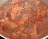 Foto langkah ke 2 dari resep Ginataang Hipon, Sitaw At Kalabasa.