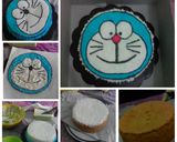 Foto langkah ke 4 dari resep Simple birthday cake metode butter transfer frozen.