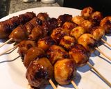 Foto langkah ke 4 dari resep Bakso ikan bakar madu teflon.