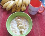 A picture of step 4 of BananaReceipe#themechallenge.