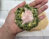 Foto del passaggio 5 della ricetta Burger vegetali con cuore di cotto e formaggio (svuotafrigo)