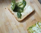 A picture of step 4 of Cheesy Vegetable Masala Grilled Sandwich.