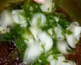 A picture of step 8 of Shaljam Palak Gosht.