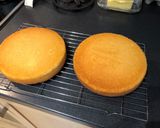 A picture of step 5 of Classic Victoria sponge cake.
