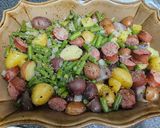 A picture of step 6 of Kielbasa Potato Green Bean Bake.