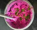 A picture of step 5 of Beetroot Cold Curd Rice - Nutritious - Probiotic - Cooling Comfort Food.