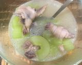 大黃瓜土雞湯的食譜步驟2照片